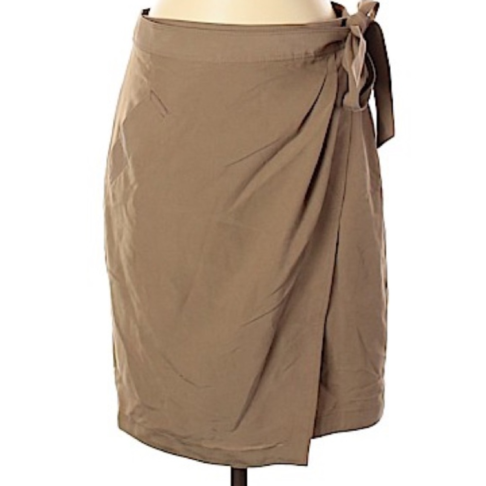 Wrap Skirt Tan